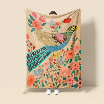 Plaid Personnalisé Volée Éclatante Multicolore / Taille S - 75x100 cm