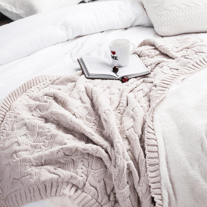 Plaid Douceur Enveloppante - Beige 