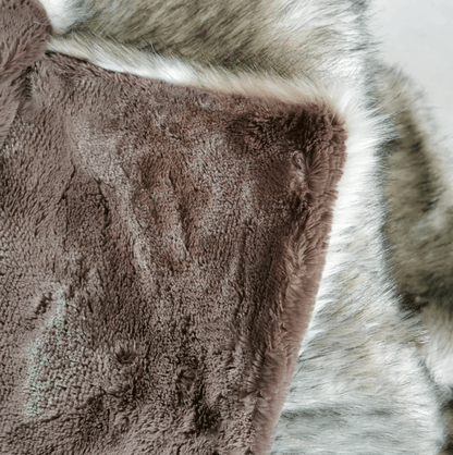 Plaid Luxe en Fausse Fourrure 