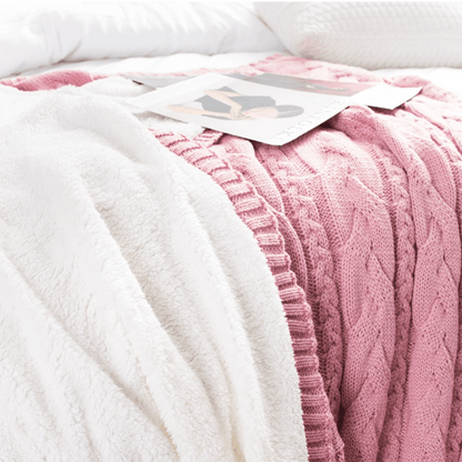 Plaid Polaire Rose Douceur 