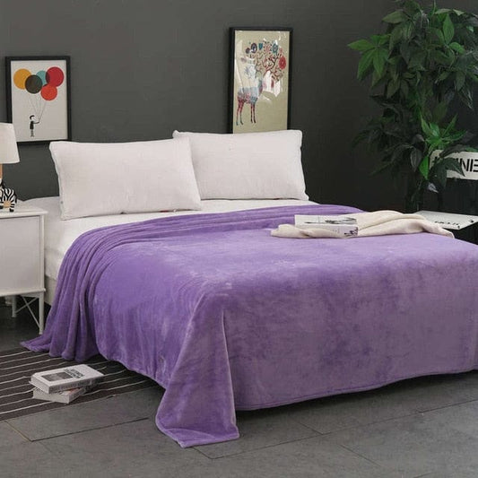 Plaid Polaire XXL Luxe Mauve | JustAplaid Violet / 180x200 cm