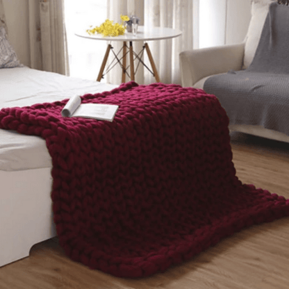 Plaid XXL Maximaliste  Rouge / 200x200 cm