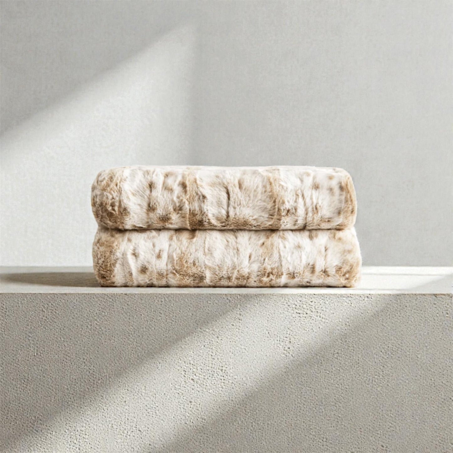 Plaid Fausse Fourrure | Lynx Tacheté